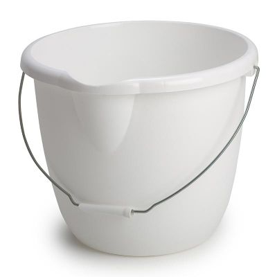 Bora Plastik Temizlik Kovası, No: 2, 13.5 L, Beyaz - 1