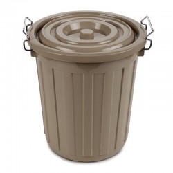 Bora Plastik Çöp Kovası, No: 2, 18 L, Kahverengi - Bora Plastik