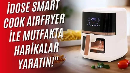 idose Smart Cook Airfryer: Daha Az Yağ, Daha Fazla Lezzet!