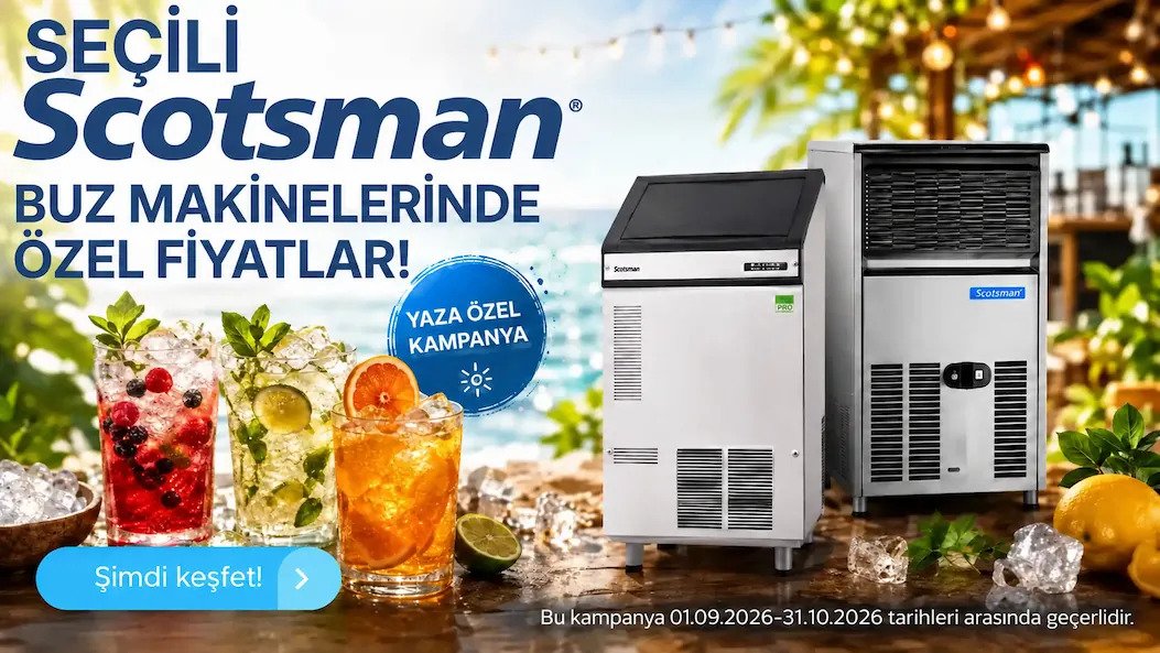 Seçili Scotsman Buz Makinelerinde Özel Fiyatlar!