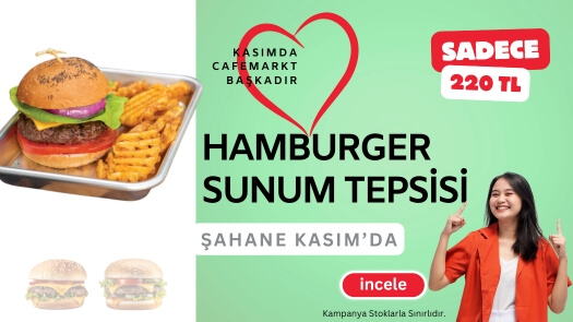 Hamburger Sunum Tepsisinde İndirim Fırsatını Kaçırma