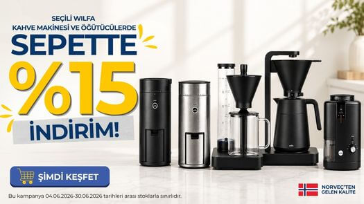 Seçili Wilfa Ürünlerinde İndirim!