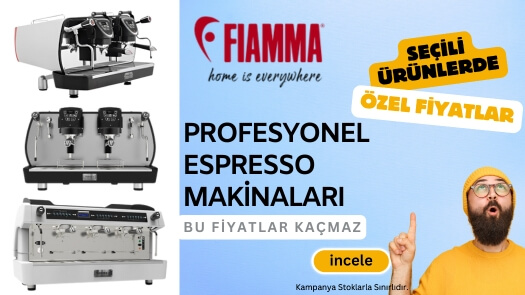 Fiamma Espresso Kahve Makinelerinde İndirim Fırsatını Kaçırma