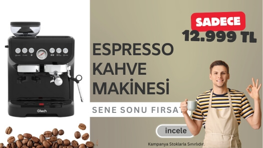 Gtech AC-517EC Öğütücülü Espresso Makinesindeki İndirim Fırsatını Kaçırma