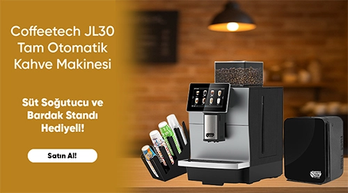 Coffeetech JL30 Alana Süt Soğutucu ve Bardak Standı Hediye