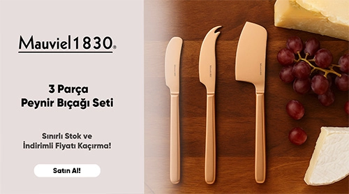 Mauviel 1830 3 Parça Peynir Bıçağı Seti İndirim Fırsatını Kaçırma