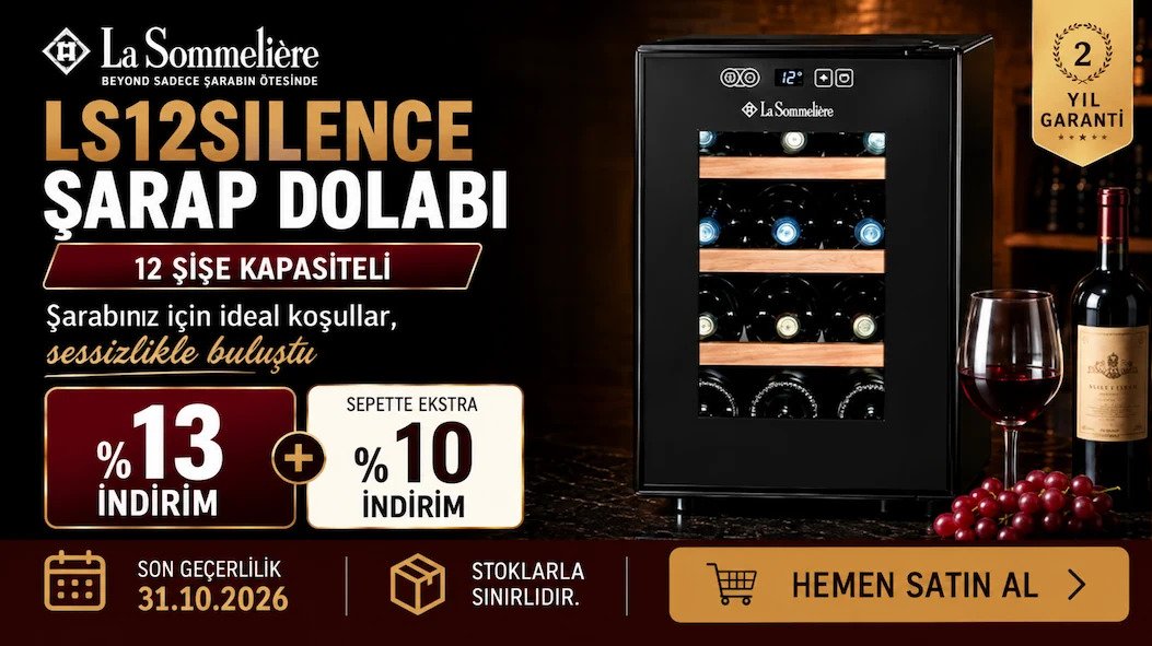 La Sommelière'de %13 + Sepette Ekstra %2+10 İndirim!