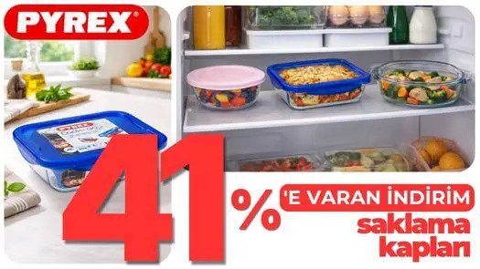 Pyrex Saklama Kaplarında İndirim Fırsatını Kaçırma
