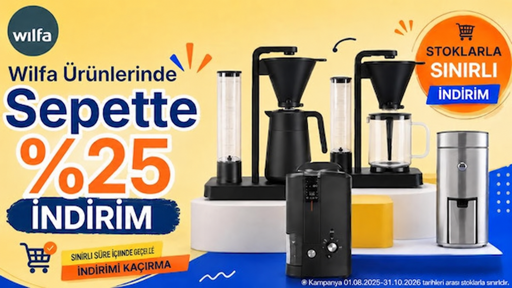 Seçili Wilfa Ürünlerinde İndirim!