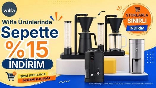 Seçili Wilfa Ürünlerinde İndirim!