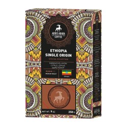 Addis Ababa Etiyopya Single Orijin Öğütülmüş Kahve, 250 gr - Thumbnail