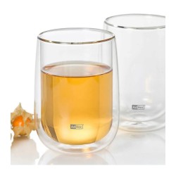 Adhoc Çift Çidarlı Çay Bardağı, 400 ml, 13 cm - Thumbnail