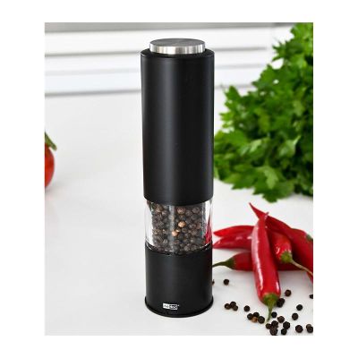 Adhoc EP22 Tropica Led Işıkllı Tuz ve Biber Değirmeni, 21.5 cm, Elektrikli, Siyah - 2