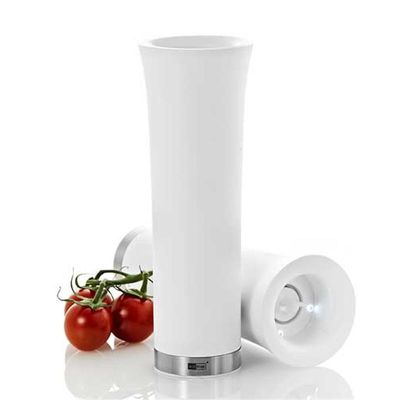 Adhoc EP45 Milano Led Işıkllı Tuz ve Biber Değirmeni, 20 cm, Elektrikli, Beyaz - 3