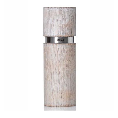 Adhoc MP26 Textura Antique Dişbudak Çelik Karabiber Tuz Değirmeni, 20 cm, Beyaz - 1