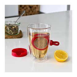 Adhoc TE34 Mag Tea Mıknatıslı Çay Topu, Kırmızı - Thumbnail