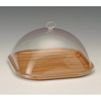Zicco ZCP-696 Akrilik Kapaklı Ahşap Altlı Fanus, 25x25 cm - 1