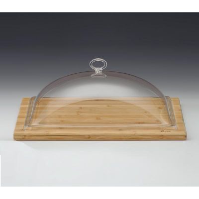 Zicco ZCP-689 Akrilik Kapaklı Ahşap Altlı Fanus, 30x40x12 cm - 1