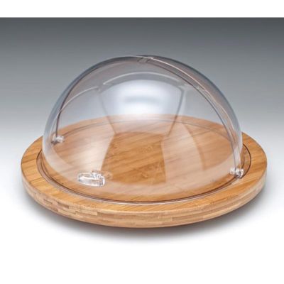 Zicco ZCP-519 Ahşap Altlı Kapaklı Yuvarlak Fanus, 38 cm - 1