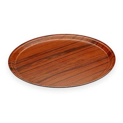 Arcoform Servis Tepsisi, Ahşap, Desenli, Kaymaz, 33 cm - 1