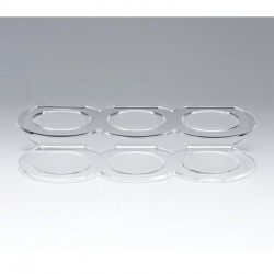 Zicco ZCP-408 İçin Düz Sosluk Standı, 3'lü, Akrilik - Zicco