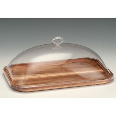 Zicco ZCP-748 Ahşap Altlı Akrilik Kapaklı Fanus, 25x39 cm - 1