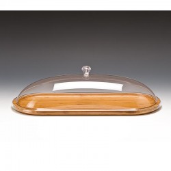 Zicco ZCP-577 Ahşap Altlı Akrilik Kapaklı Fanus, 48x19x13 cm - Zicco