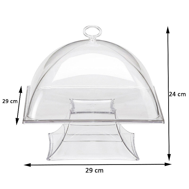 Zicco ZCP-636 Polikarbon Fanus, 29x29x24 cm, Şeffaf - Zicco