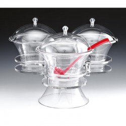 Zicco ZCP-478 Döner Polikarbon Sosluk Reçellik Standı, 49x36 cm - Zicco