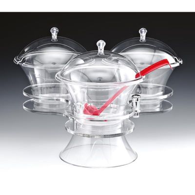 Zicco ZCP-478 Döner Polikarbon Sosluk Reçellik Standı, 49x36 cm - 1
