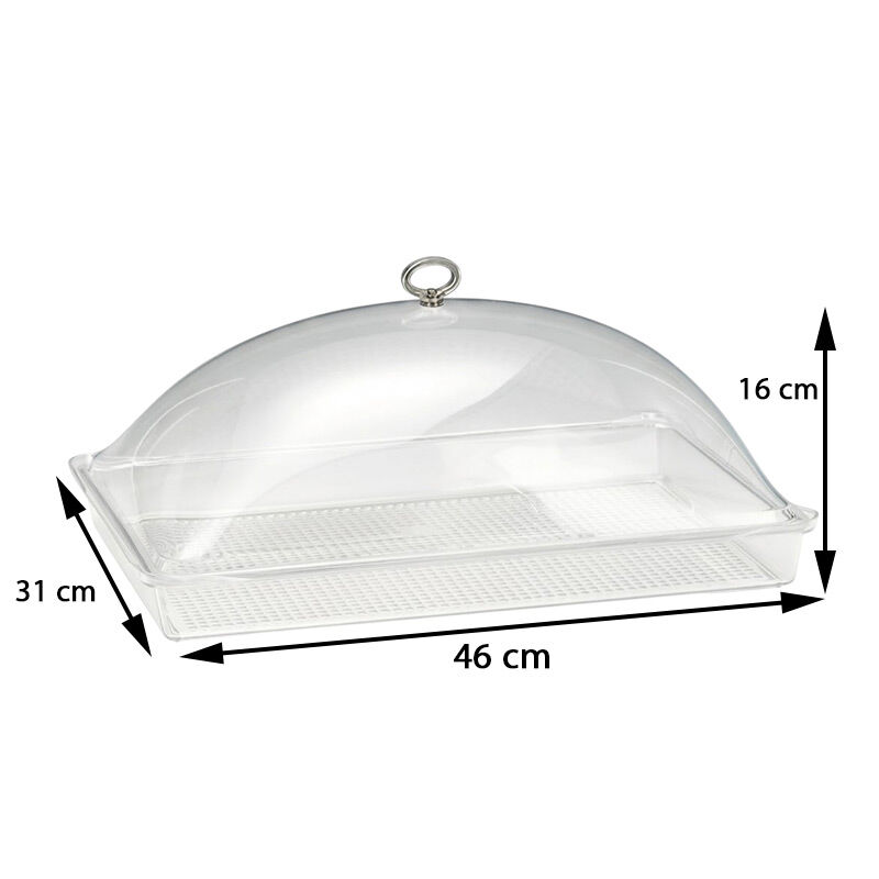 Zicco ZCP-739 Polikarbon Tepsili Akrilik Kapaklı Muhafaza Kabı, 31x46x16 cm - Zicco