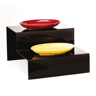 Zicco ZCP-001 Akrilik Merdiven Stand, 2 Katlı, 14x29 cm - 1