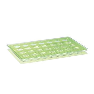 Zicco ZCP-678 Polikarbon Tepsili Shot Servis Standı, 28'li, 44x 8 cm, Yeşil - 1