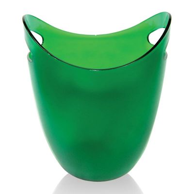 Biradlı BRD-4637 Akrilik Şişe Kovası, 22.2x21.6x26.6 cm, Yeşil - 1
