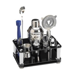 Zicco ZCP-760 Akrilik Standlı Bar Kokteyl Seti Takımı, 9 Parça - Zicco