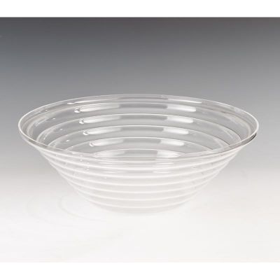 Zicco ZCP-423 Akrilik Yivli Kase, 34 cm, Şeffaf - 1
