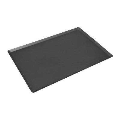 Almetal Alüminyum İtalyan Açılı Kaplamalı Tava, 2 mm, 60x80 cm, Siyah - 1