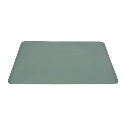 Almetal Alüminyum Delikli İtalyan Açılı Kaplamalı Tava, 2 mm, 60x80 cm, Yeşil - 1