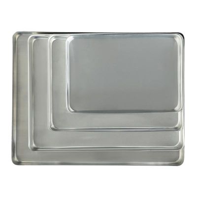 Almetal Aluminum Pressed Baking Tray, 1.5 mm, 40x60 cm - 2