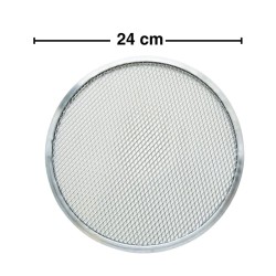 Almetal Aluminum Round Pizza Screen, 24 cm - Thumbnail