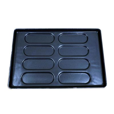 Almetal Kaplamalı Alüminyum Sandviç Ekmeği Tavası, 8 Gözlü, 40x60 cm, 80 gr Hamur - 1