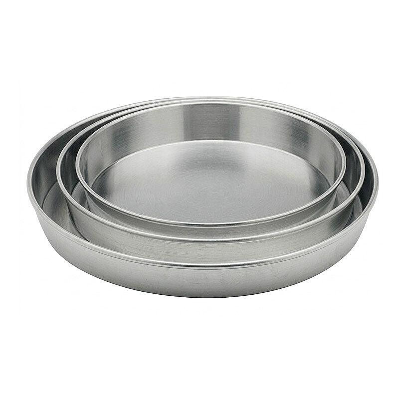 Almetal Alüminyum Tek Kullanımlık Yuvarlak Tepsi, 0.50 mm, 24x4 cm - Almetal