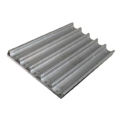 Almetal Delikli Alüminyum Baget Ekmek Tavası, 40x60 cm - 2