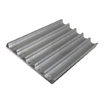 Almetal Delikli Alüminyum Baget Ekmek Tavası, 59x80 cm - 2