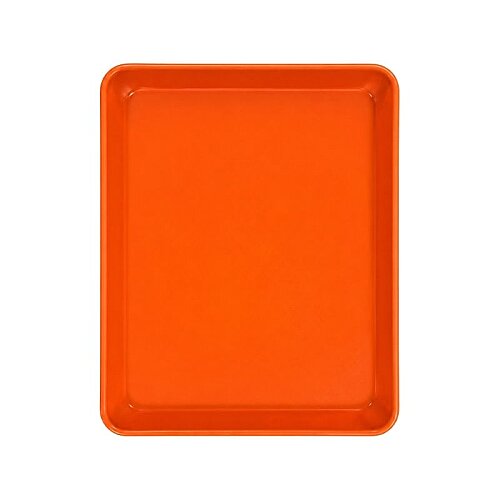Almetal Alüminyum Hamburger Servis Tepsisi 33x24 cm, Turuncu - 2