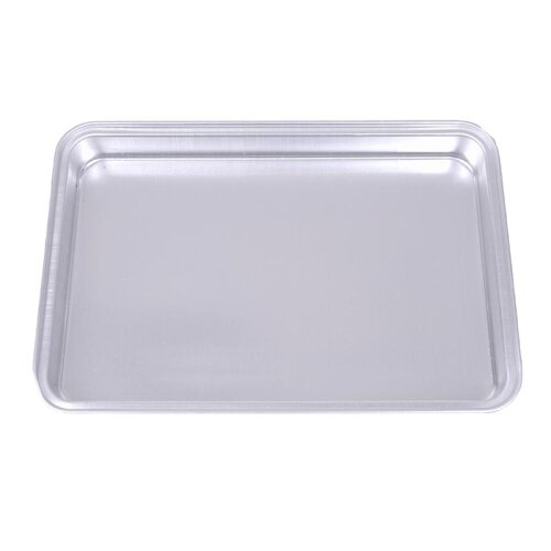 Almetal Köşeli İnce Kordonlu Tek Kullanımlık Baklava Tepsisi, 17x25x3 cm - Almetal