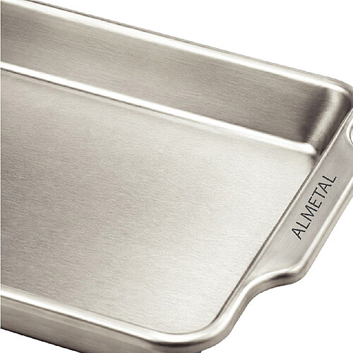Almetal Kulplu Hamburger Servis Tepsisi, 24x33 cm - 3