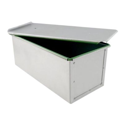 Almetal Desenli Pres Baskı Kaplamalı Market Tost Ekmeği Tavası, 9x9x28 cm - Almetal