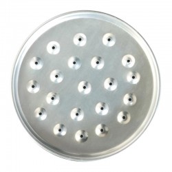 Almetal Perforated Aluminum Pizza Pan, 38 cm - Thumbnail