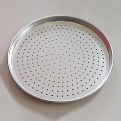 Almetal Standart Model Delikli Pizza Tavası, 28 cm - Almetal (1)